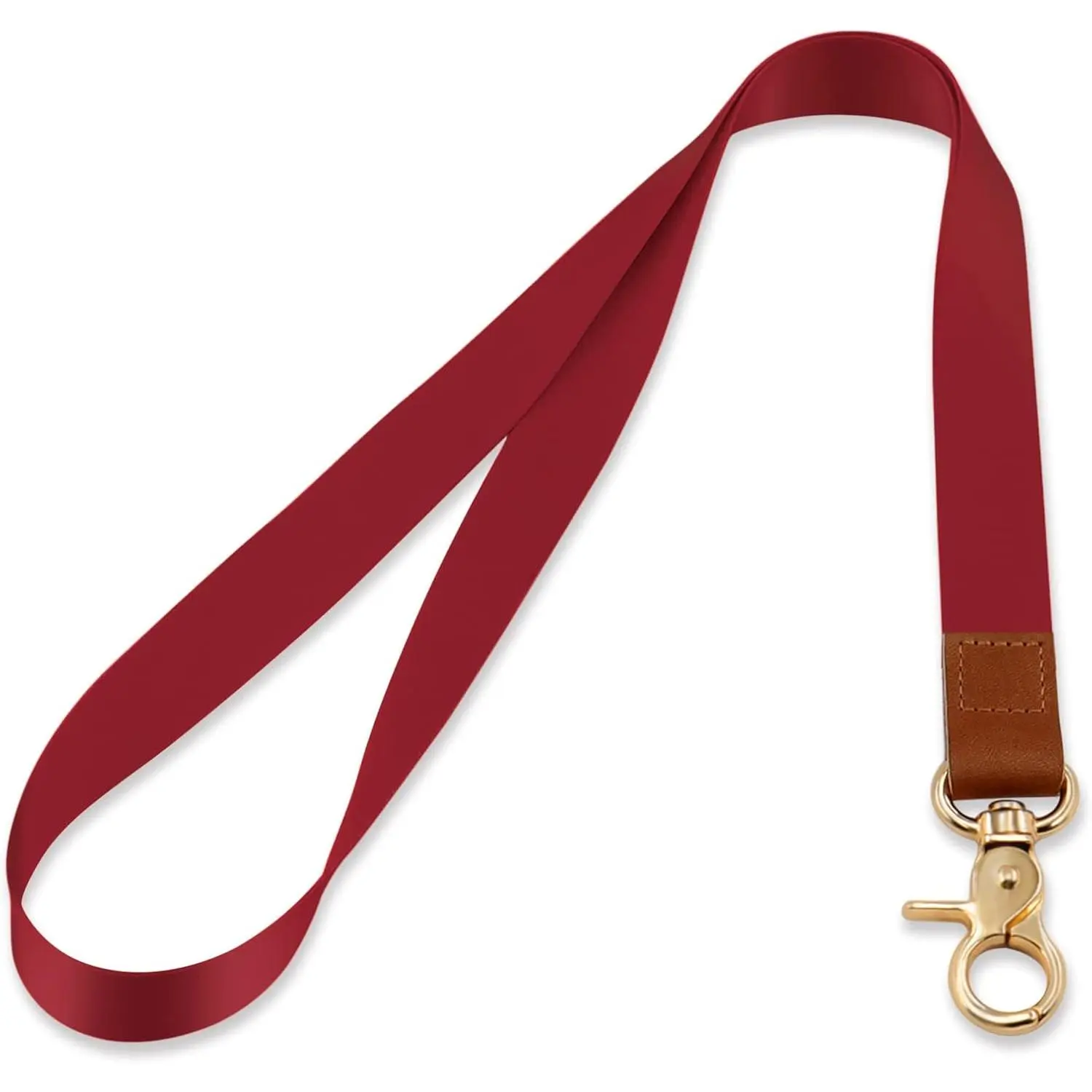 Lanyard, Long  Lanyard Key Lanyard, Id Badge Lanyard for Women and Men, Cute Cool Lanyard Strap for  , Card Holder, Whistle, , Wallet ( Red)