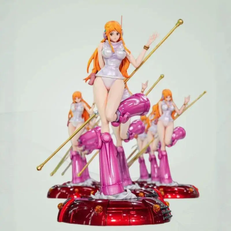 One Piece Nami Figure Egghead Island Standing Ver. Anime Beauty Girl PVC Statue Collectible Model Toy Desktop Decoration Gift