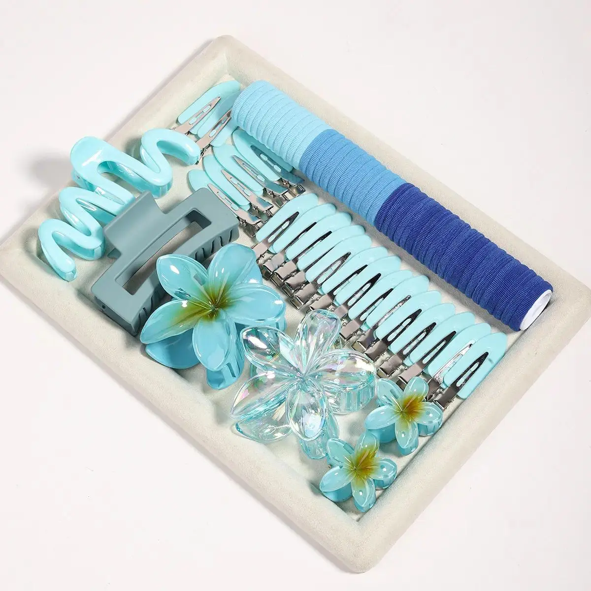 72-Pack Assorted Pastel Flower Claw Clips - Plastic Hair Clips for Fine, Medium, and Thick Hair Types, for Parties & Work, Claw Clip campingessentials