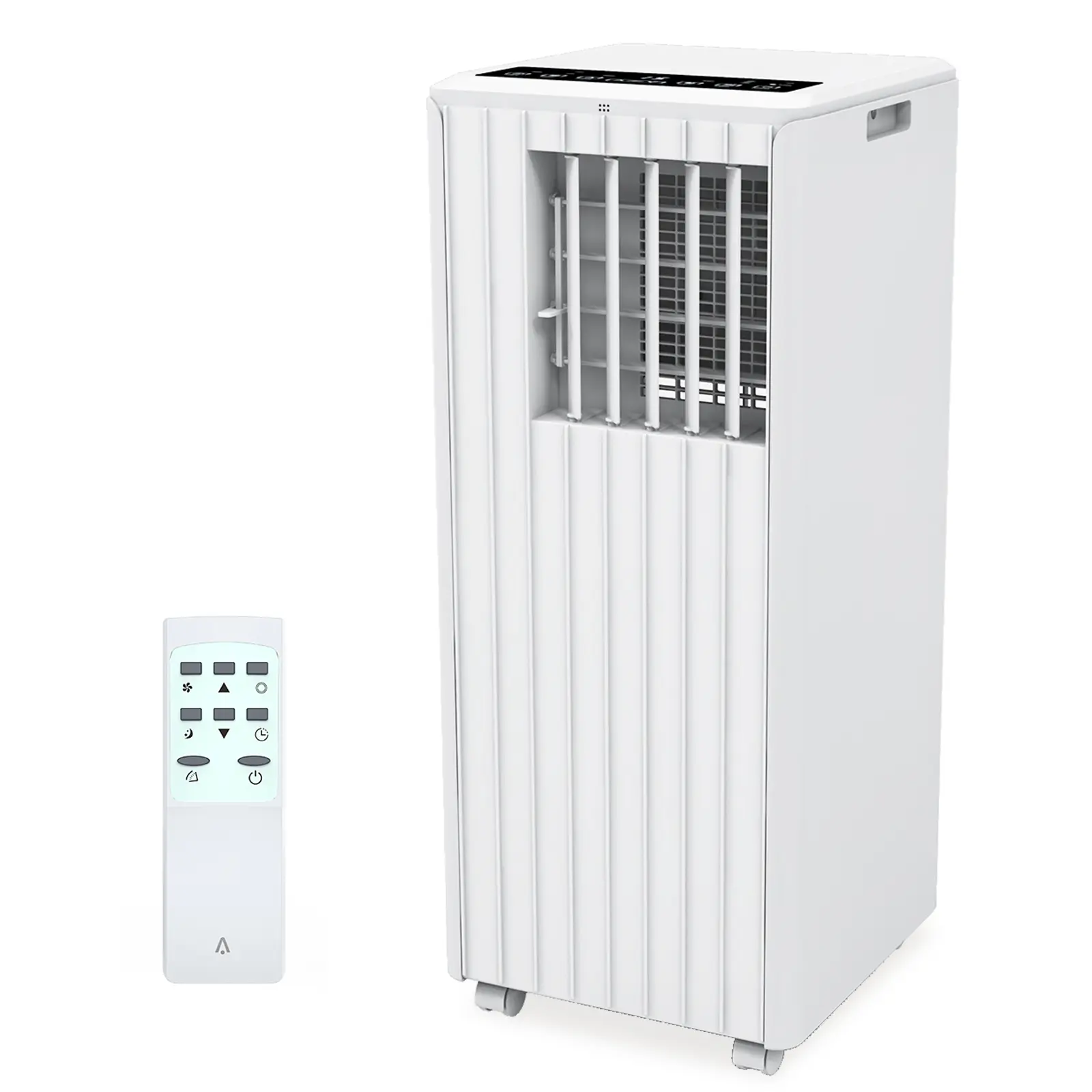 8000 BTU 4-in-1 Portable Air Conditioner - With Remote, 24H Timer, Sleep Mode, Cooling, Dehumidifier, Fan Functions, Simple Installation for Office & Indoor Spaces, 350 Sq Ft