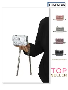Mini Square Crossbody Bag, Fashionable Chain Strap Handbag, Ultra-Compact Daily Use, Y2K Style Party Bag, Trendy All-Season Accessory