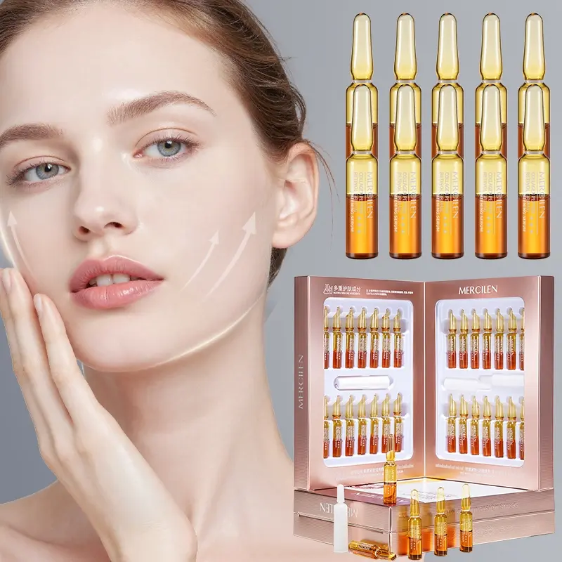 Mercilen Collagen Retinol Firming Serum 1.5ml x 28, Collagen & Retinol Infused Moisturizing Brightening Face Serum, Facial Serum, Daily Skin Care Travel Essential #GLOBAL PICKS