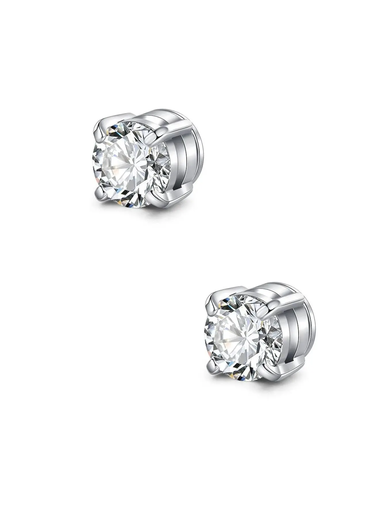 Fashion Zircon Stud Earrings for Men & Women, Magnetic Rhinestone Trendy Jewelry Accessory, Perfect Gift for Him, All Season Wear, Ear Studs, Fashion Jewelry Party