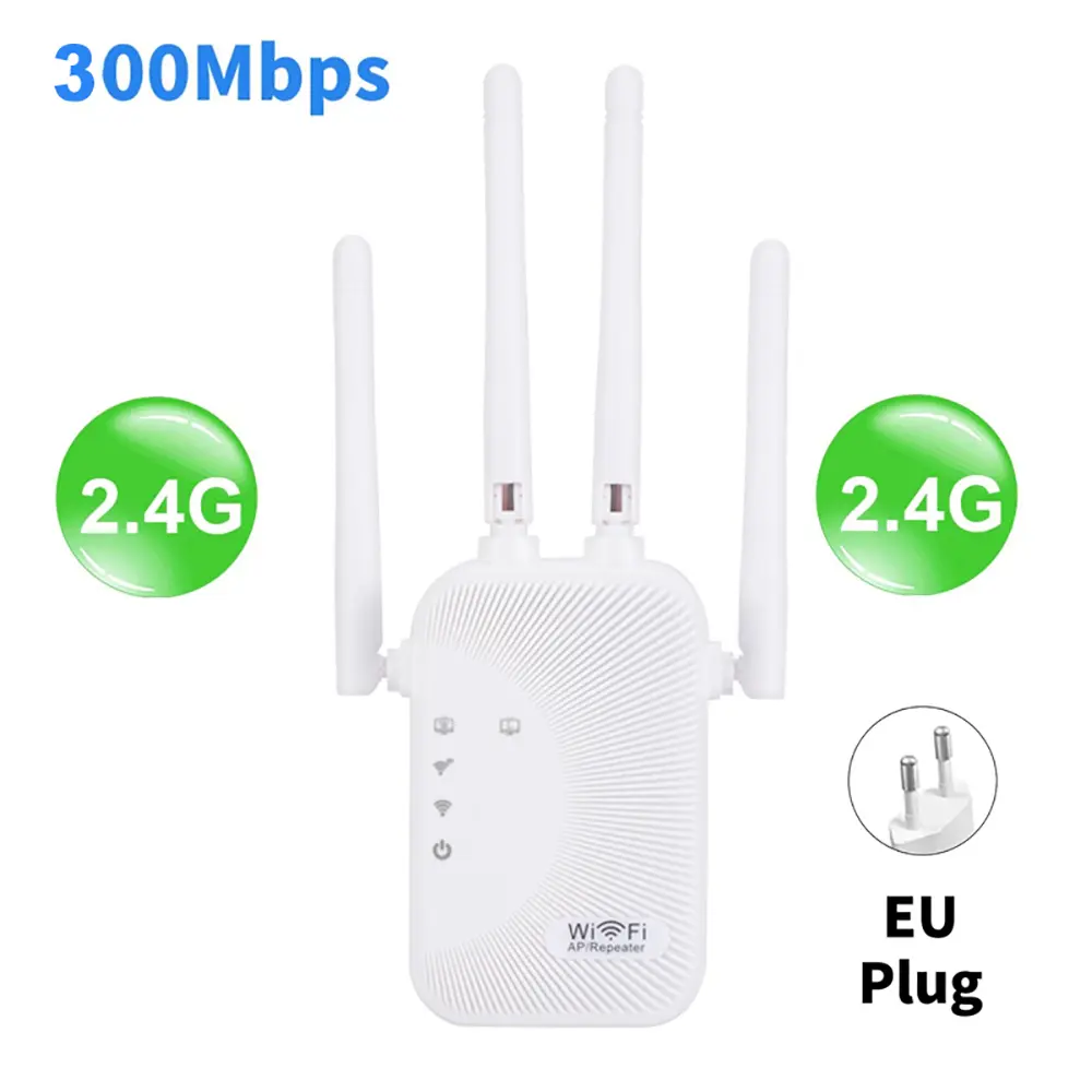 1200/300Mbps Wifi Repeater Amplifier 2.4G 5G Network Expander Range Extender WiFi Signal Booster Wireless Wi-Fi Router