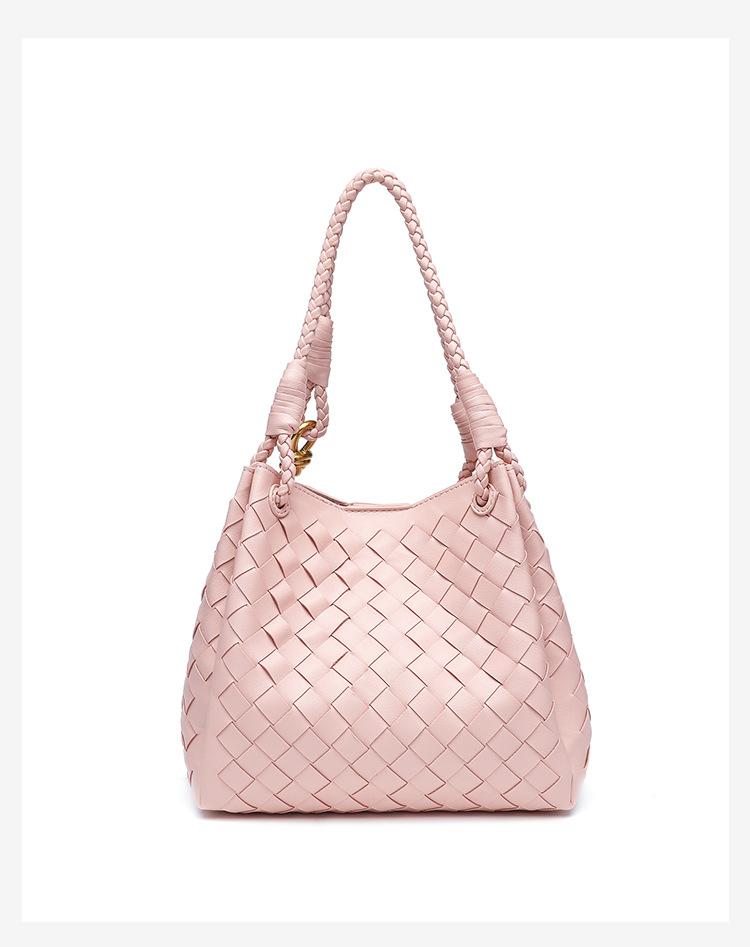 M6193 Women's Fashion Hand-woven Portable Tote Bag 2026 New Personalized Shoulder Crossbody Parachute Bag