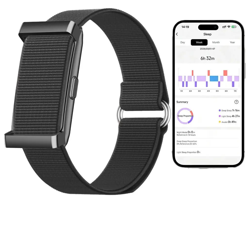 Smart Bracelet,Fitness Tracker, with Heart Rate Tracker, Sleeping Monitor , Alarm Clock Reminder, SMS & Call Reminder, Pedometer & Steps,11+ Sports Modes,1ATM Waterproof,10+ Languages Support, Compatible for Android and IOS