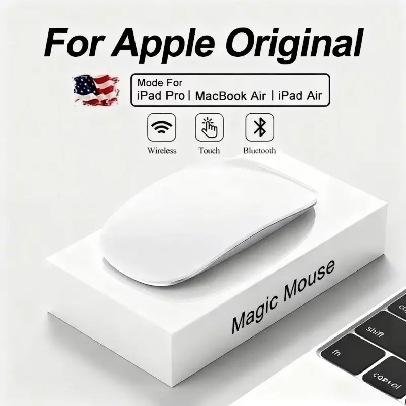 For APPLE Original Multi-Touch Surface Magic Mouse For Macbook Pro Air Mini Laptop Tablet PC iPad Bluetooth 5.0 Wireless Mouse 