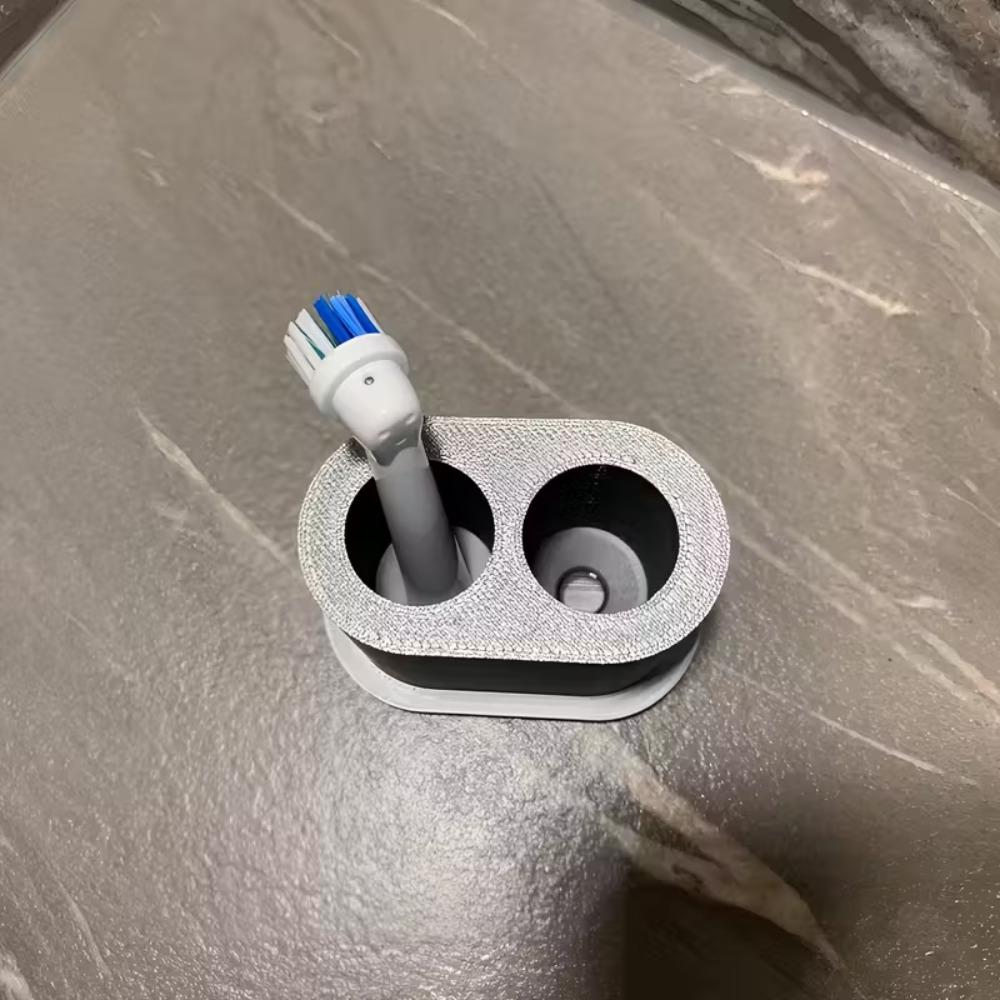 Electric Toothbrush Head Storage Box Dustproof Bathroom Organizer Portable Travel Case For Braun Oral B Brush Heads Space Saving