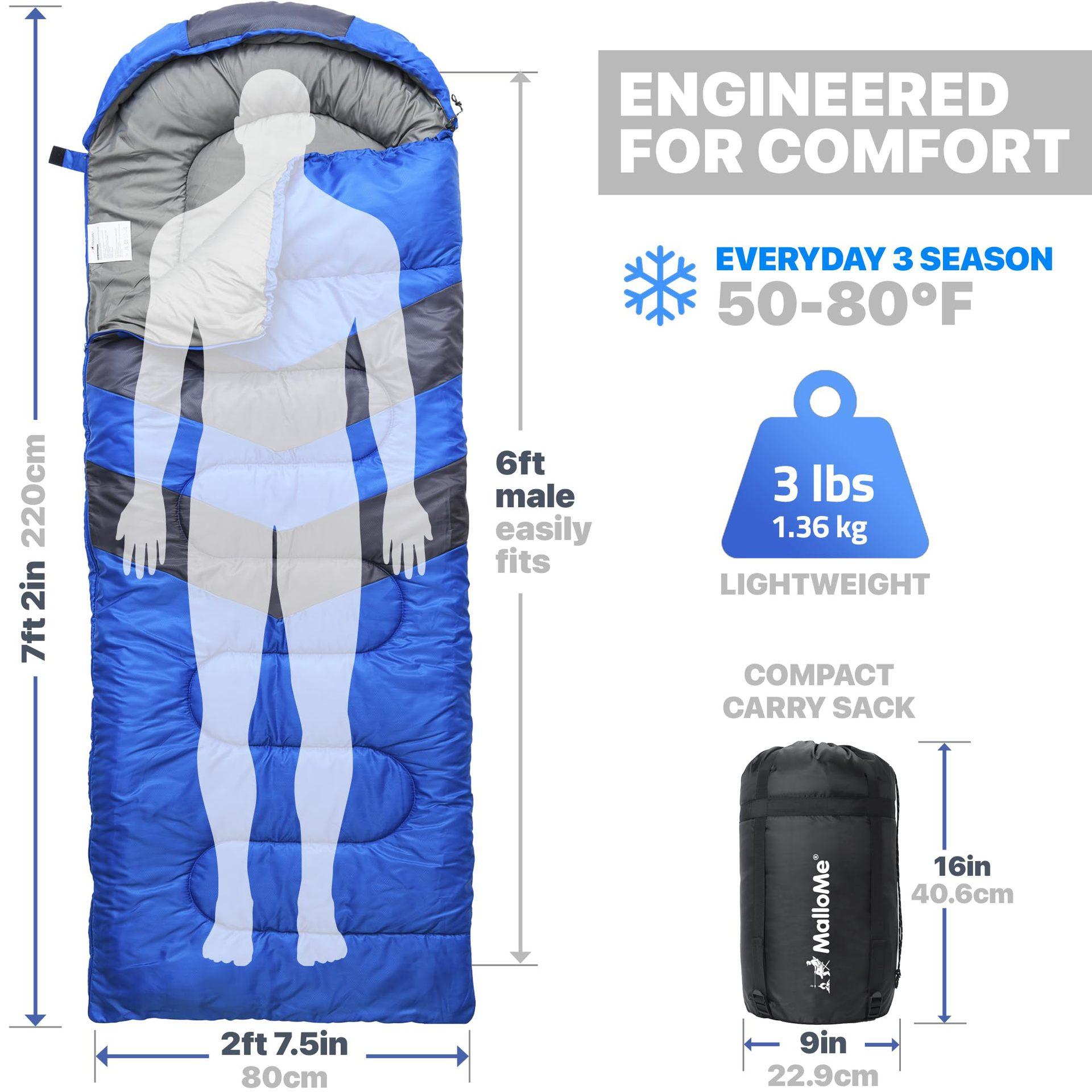 Autumn and winter outdoor envelope type hooded sleeping  camping hollow cotton sleeping  lunch break sleeping  essentials Cube Tent Conversion Kit XL Queen Double with Bag Pillow