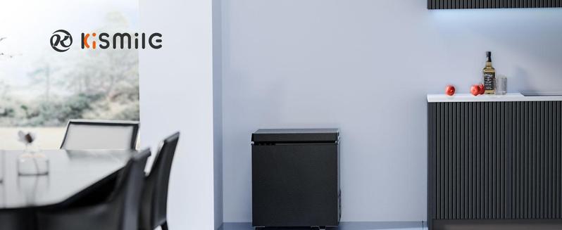 Kismile 3.5 Cubic Feet Chest Freezer with Removable Basket & 7-Grade Adjustable Temperature 6.8°F to -7.6°F for Home Dorm Kitchen Office