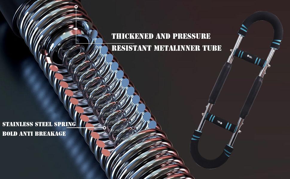 Twister Arm Trainer, 40-100lb Adjustable Chest Workout Equipment, Arm Trainer, Twister Arm Trainer, Detachable Design Fitness Anywhere, Keep Strong