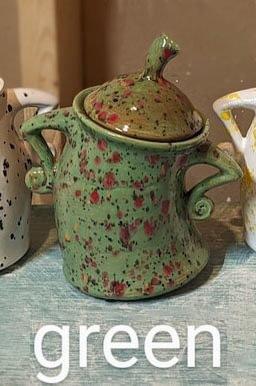 Funny Spoof Ceramic Cup Ornament, Creative Home & Garden Decoration, Unique Personality Storage Jar