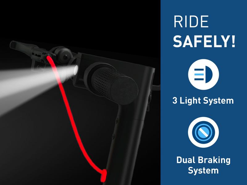 Hiboy S2 Pro Electric Scooter,UL 2271 Certified，10" Solid Tires, 25 Miles Range, 500W Motor & 19 MPH Portable Folding Commuting Electric Scooter for Adults with Double Braking System and App Rear suspensions LED headlight + sidelight + taillight