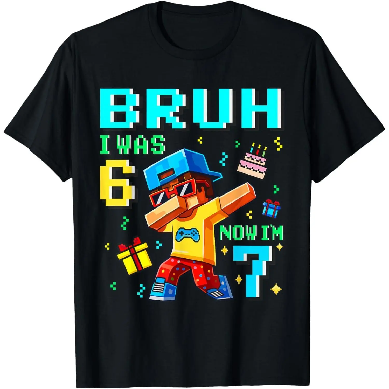 BRUH I Was 6 Now I'm 7 T-Shirt, Funny 6-7 Meme Shirt, 6-7 Graphic Tee, 7 Year Old Shirt, Kids Meme T-Shirt, Funny Youth Tee