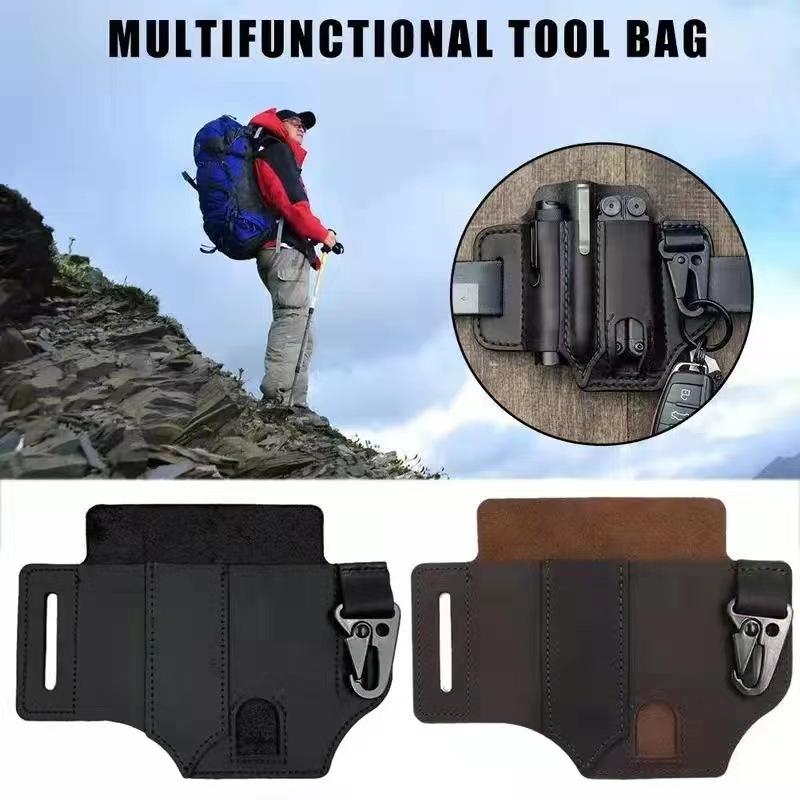 Tactical tool holster, outdoor survival pouch, portable tool flashlight holster knife sheath edc waist bag