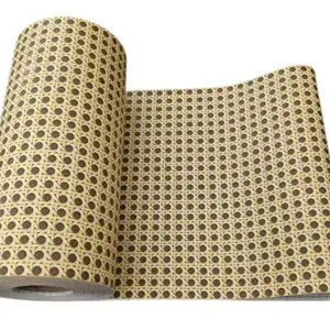 3D Honeycomb PVC Self-Adhesive Wallpaper, Bamboo Weave Design, Waterproof Wall Paper for Hostel Decoration, Live Stream Background