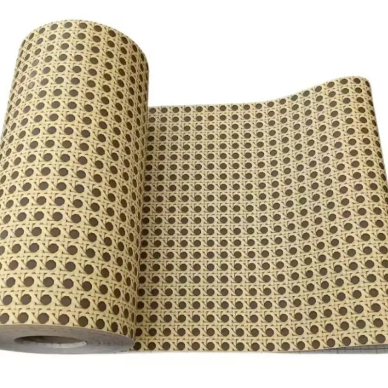 3D Honeycomb PVC Self-Adhesive Wallpaper, Bamboo Weave Design, Waterproof Wall Paper for Hostel Decoration, Live Stream Background