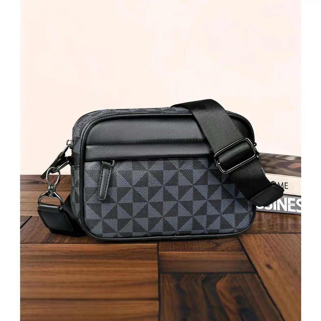 Personalized Vintage Mini Stylish Synthetic Crossbody Messenger Bag with Crossbody Strap - Casual Lightweight for Travel, College, Holiday Gift Option