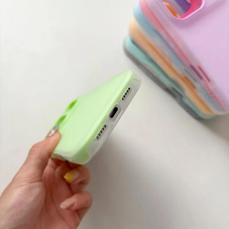 Matte Candy Color 2IN1 Soft Phone Case For iPhone 17 Air 16 15 14 13 12 11 Pro Max Plus 16E X XR XS Shockproof Protective Cover