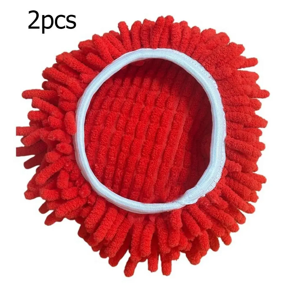 2 Pack Unique Shape Chenille Duster Replacement Refill Heads, Dry Wipe Hair Dust, Clean Ceilings Windowsills, Long Dusting Duster, No Loose Dust