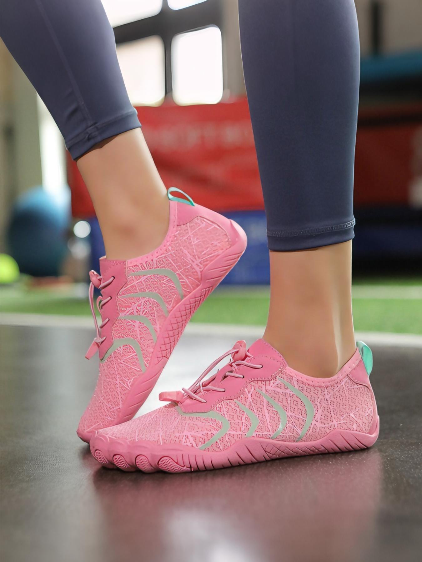 Outdoor Five-Finger Hiking Shoes, Water Beach Sandals, Barefoot Diving Single Shoe, Swimming Fitness Cycling Mountain Climbing Lightweight Breathable Sport Casual Water Shoes, Mesh Water Shoes