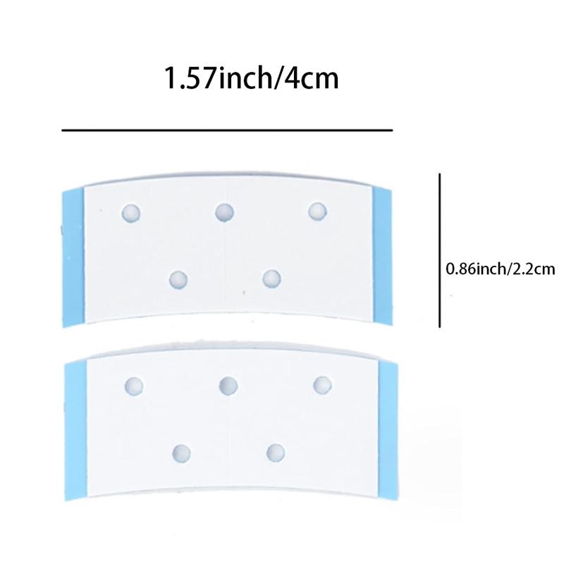 Wig Tape Strips Waterproof Double-Sided Wig Tape for Lace Wig Blue Adhesive Tape for Wigs Toupees Hair Pieces and Hair Extension Toupees Strong Hold Extra Bold Ultra Clear Hair Tape with Hole