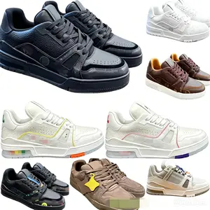 White & Pink Sneakers, Unisex Retro Splicing Breathable Low-Top Shoes, Couple Style