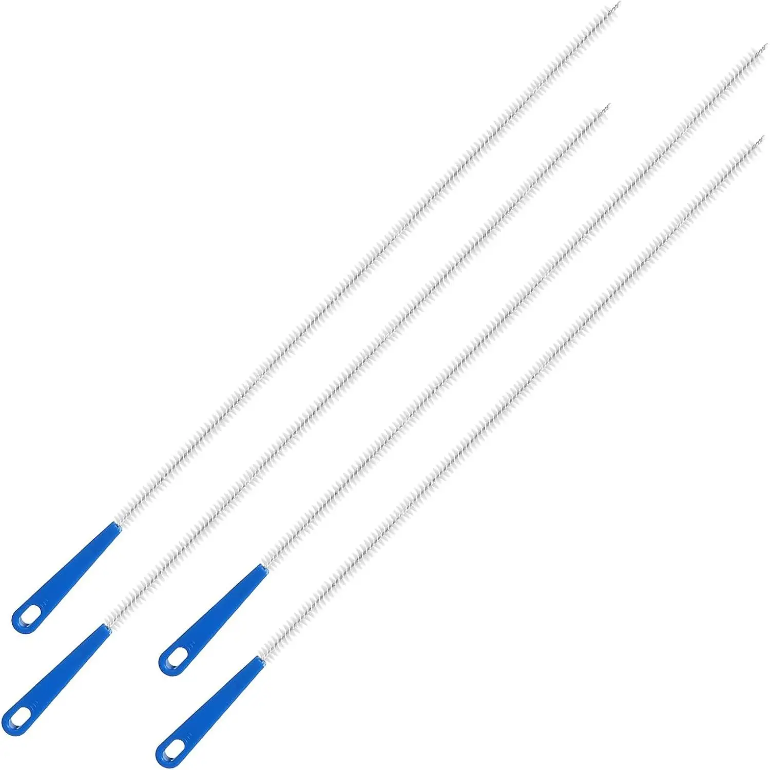 4 Packs Snake Drain Hair , 17.7" Long Flexible Drain Cleaning Brush, Sewer Drains Brush, Drains Clog Remover, Shower Clog Remover for Curved Pipes and Slim Holes