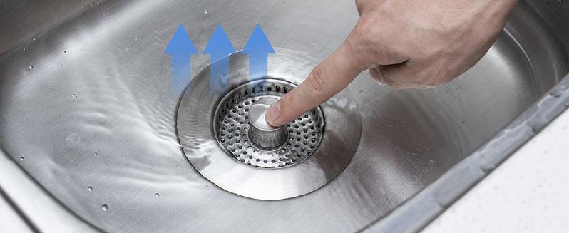 Upgraded 3 in 1 Kitchen Sink Drain Strainer - Stainless Steel Sink Stopper, Anti-Clogging Sink Food Catcher Basket,for US Standard 3 1/2 inch Drain (1)