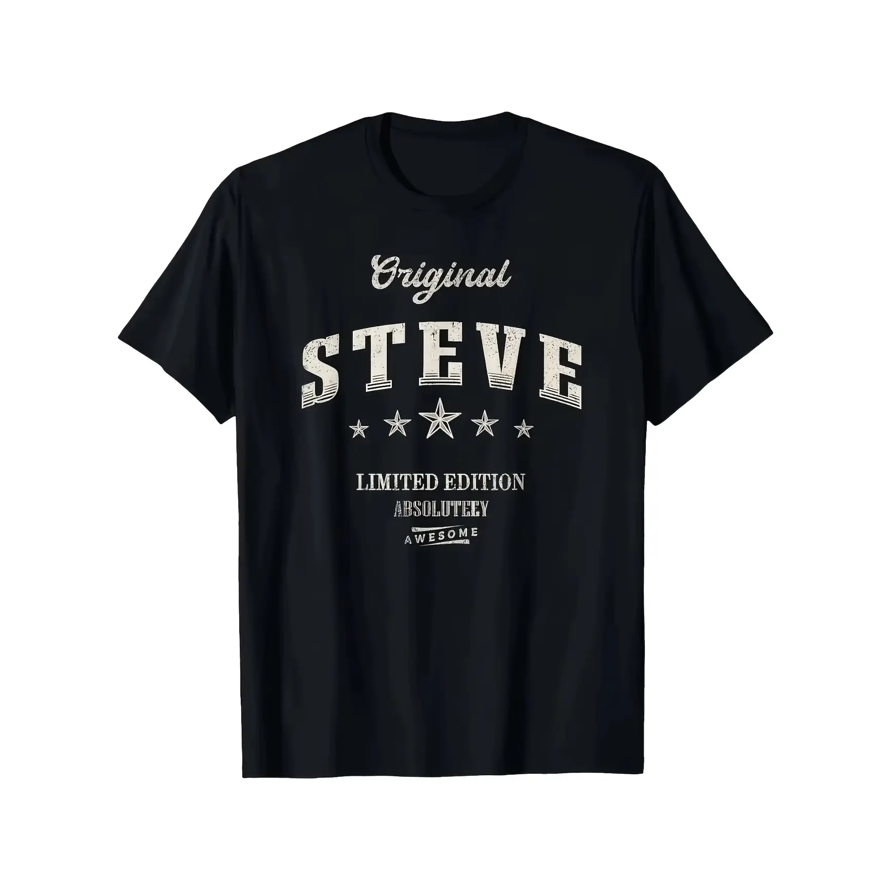 Personalized Name Tee – Customizable Retro Design, Classic Black Cotton Shirt, Ideal Birthday Gift for Him or Her, Best Name-Based or Limited Edition Present for Friends & Family