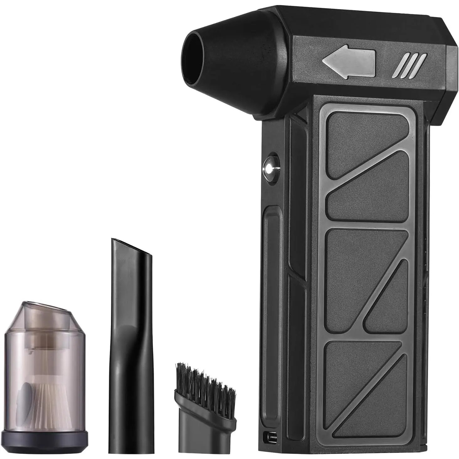 Electric Compressed Air Duster: 130000 RPM Air Blower 4-Gear Adjustable Computer Air Duster - Super Powerful Cordless Blower Keyboard, Car, Home & Outdoor - Rechargeable Handheld Blower