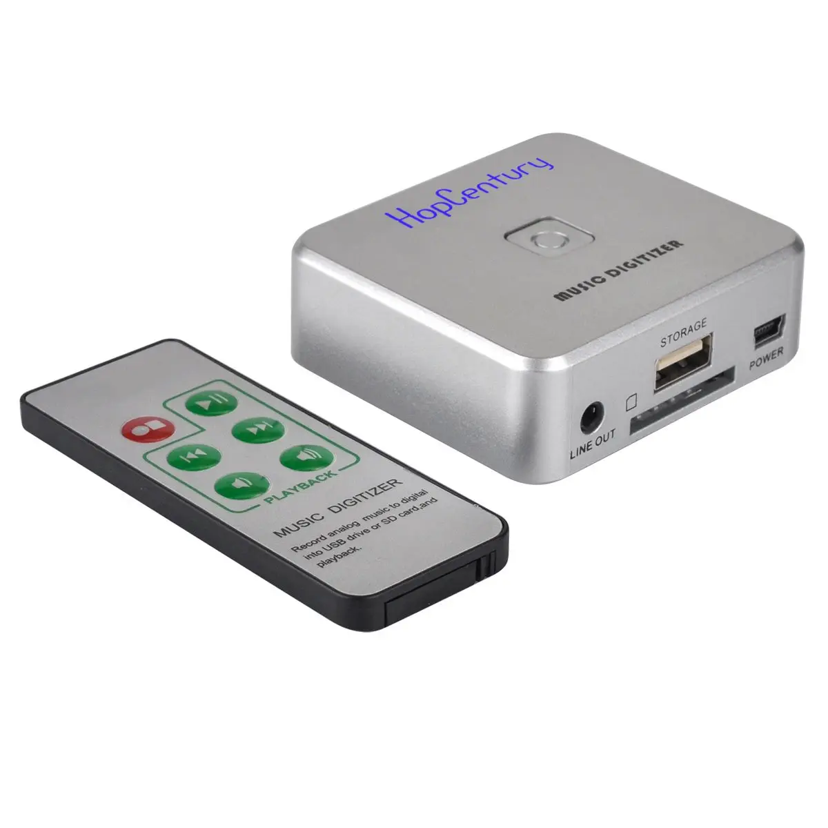 Digitizer CD Recorder for  Audio Capture Device Cassette MP3 Recorder Converter with 3.5mm &  Line Input