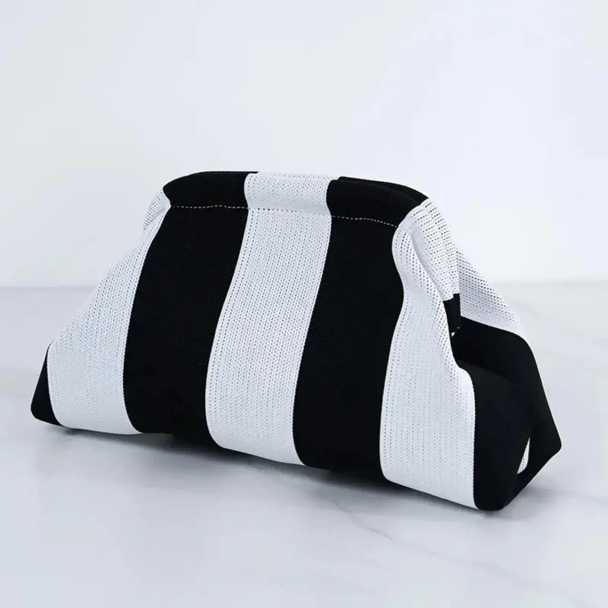 black and white