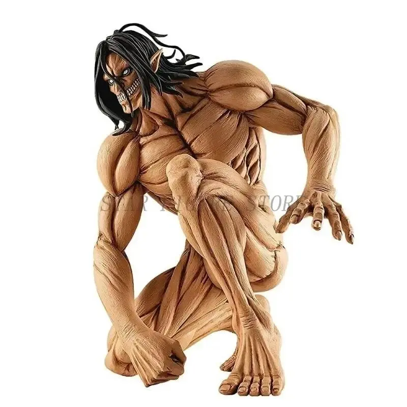 Attack on Titan Eren Levi Action Figure Shingeki no Kyojin The Founding Titan Figurine Model Desktop Ornaments 15cm Toys