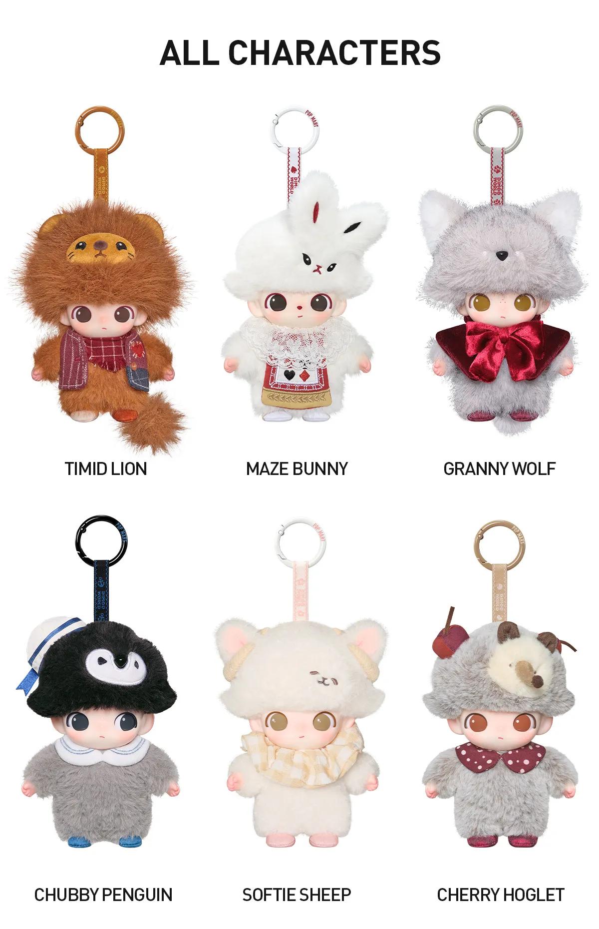 1554. DIMOO The Secret Theatre Club Series - Vinyl Plush Pendant Blind Box