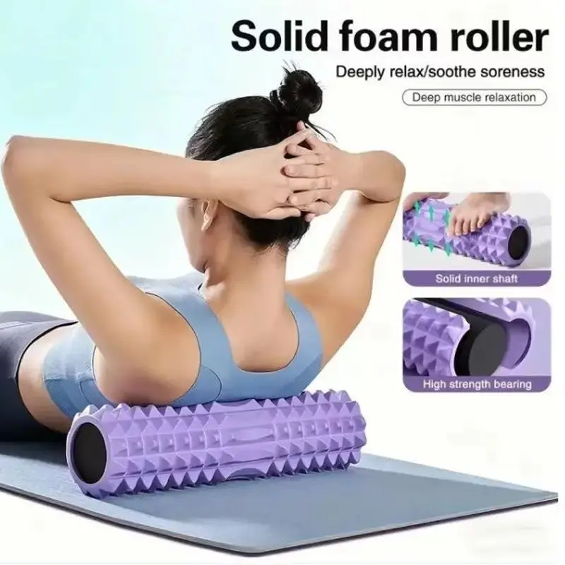 High Density Foam Yoga Roller, Durable Design for Effective Muscle Relief, Ideal for Home Use, Enhance Your Workout Routine