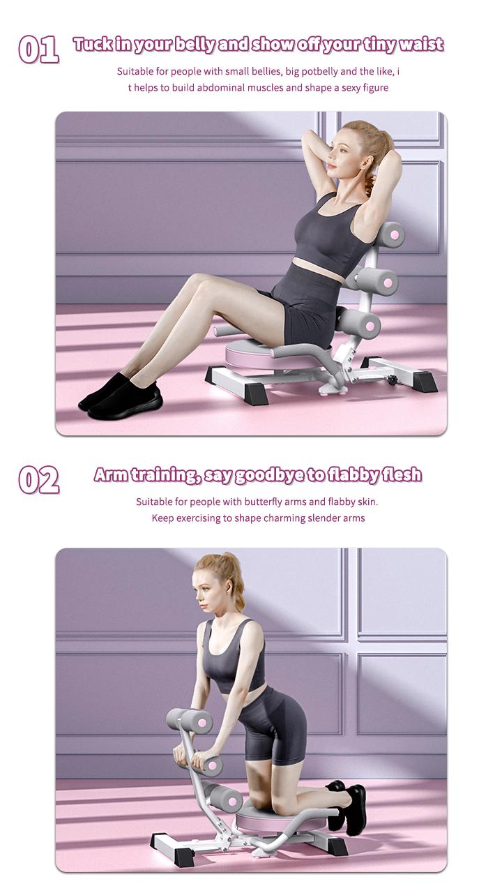 Multi-Functional Adjustable Ab Machine Home Gym Ab Workout Bench Sit Up Machine for Abdominal Exercises Versatile Exercise Chair for Full Body Workouts Adjustable Ab Trainer with Flexible Modes Sturdy Fitness Equipment for Home Core Training