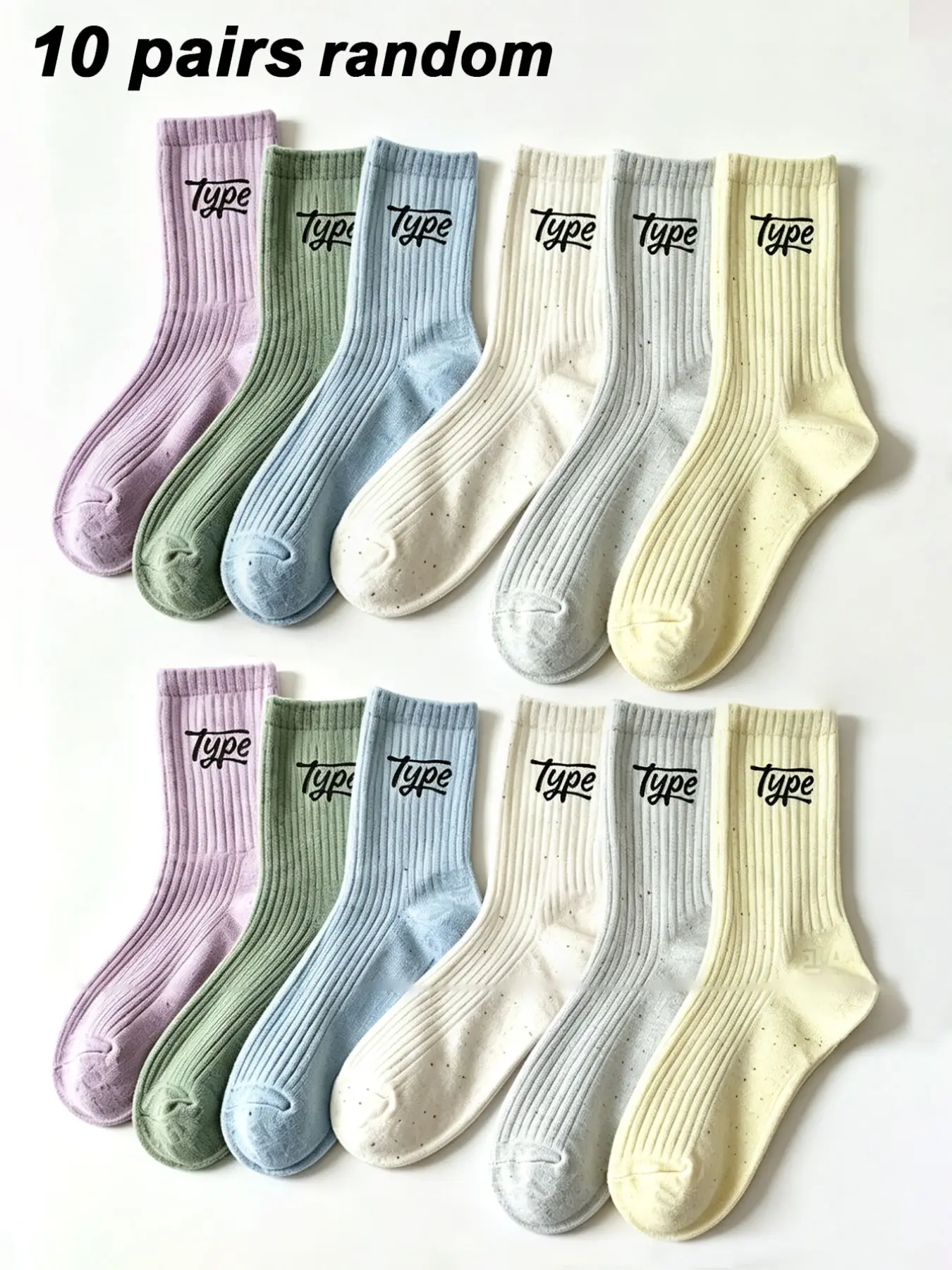 Women's Cute Comfortable Breathable Sweat-Wicking Crew Socks, Low-Cut Ankle Socks, Ideal for Daily Wear, Parties, Back-To-School Season