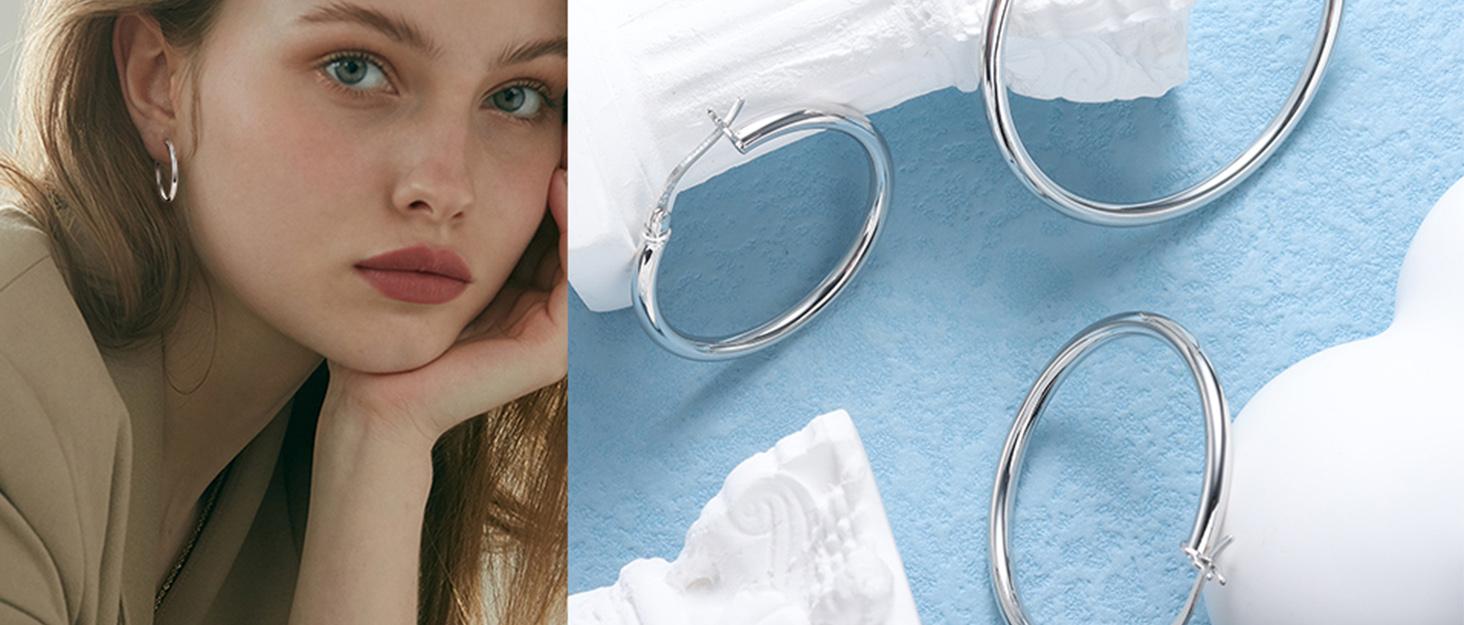 BESTEEL 5-10 Pairs Silver Gold Hoop Earrings Set for Women Men Hypoallergenic Surgiacl Stainless Steel Small Huggie Earring Stacks Pack Jewelry for Multiple Piercing Waterproof BESTEEL 5-10 Pairs Silver Gold Hoop Earrings Set for Women Men Hypoallergenic Surgiacl Stainless Steel Small Huggie Earring Stacks Pack Jewelry for Multiple Piercing Waterproof