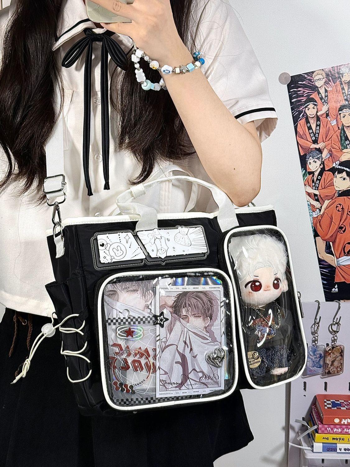 Japanese Cute Girl Ulzzang Ita Bag Daily Commuting School Bag Backpack Fashionable Y2K Shoulder Bag Dolls Bag Bags for Women