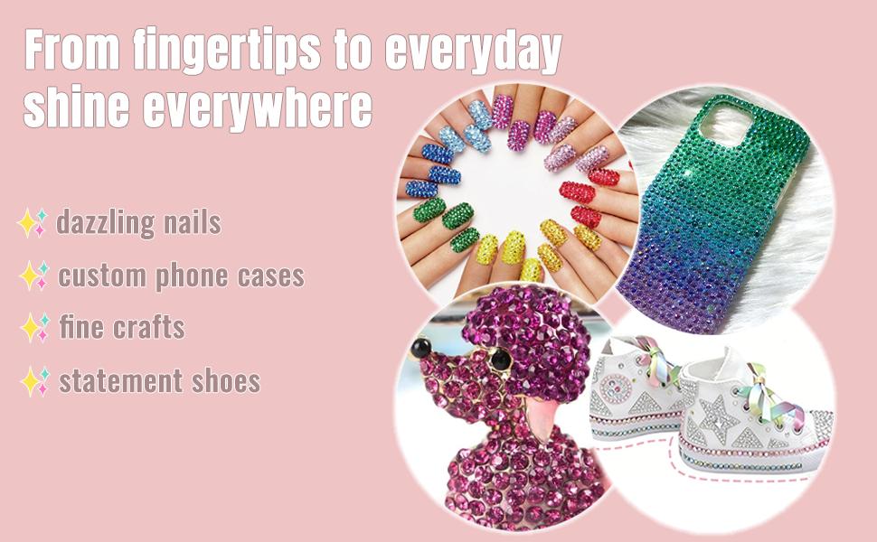 15 Color 18000Pcs Jelly Synthetic Rhinestones for Bedazzling - Mixed 3mm Vibrant Multicolor Resin Flatback Gems Tweezers Pick up Pen Gifted Tools Jewelry for DIY Crafting Apparel Diamond Nail Art Phone Case & Makeup Supplies