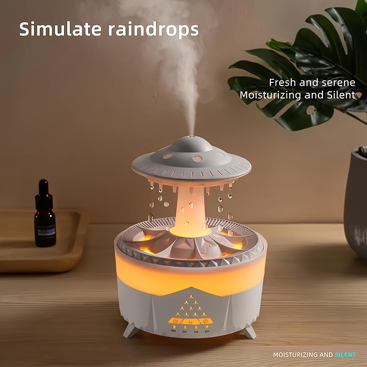 Simulation Water Drop Humidifier, Aroma Diffuser Household Large Capacity Intelligent Spray Atomizer, Suitable for Hotel, Shopping Mall, Restaurant, Business Use, Humidifier for Large Room, Room Humidifier, Air Humidifier