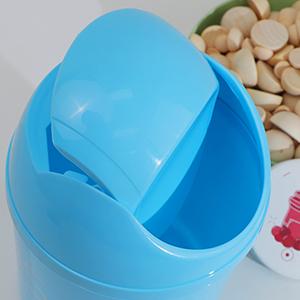 SICANDAENHK Keep every corner clean and organized!This 2-pack mini plastic trash bins feature smooth swing lids to hide garbage, includes 120 extra trash bags for easy replacement, stylish blue plus purple colors fit any decor, ideal small desktop SICANDAENHK Keep every corner clean and organized!This 2-pack mini plastic trash bins feature smooth swing lids to hide garbage, includes 120 extra trash bags for easy replacement, stylish blue plus purple colors fit any decor, ideal small desktop