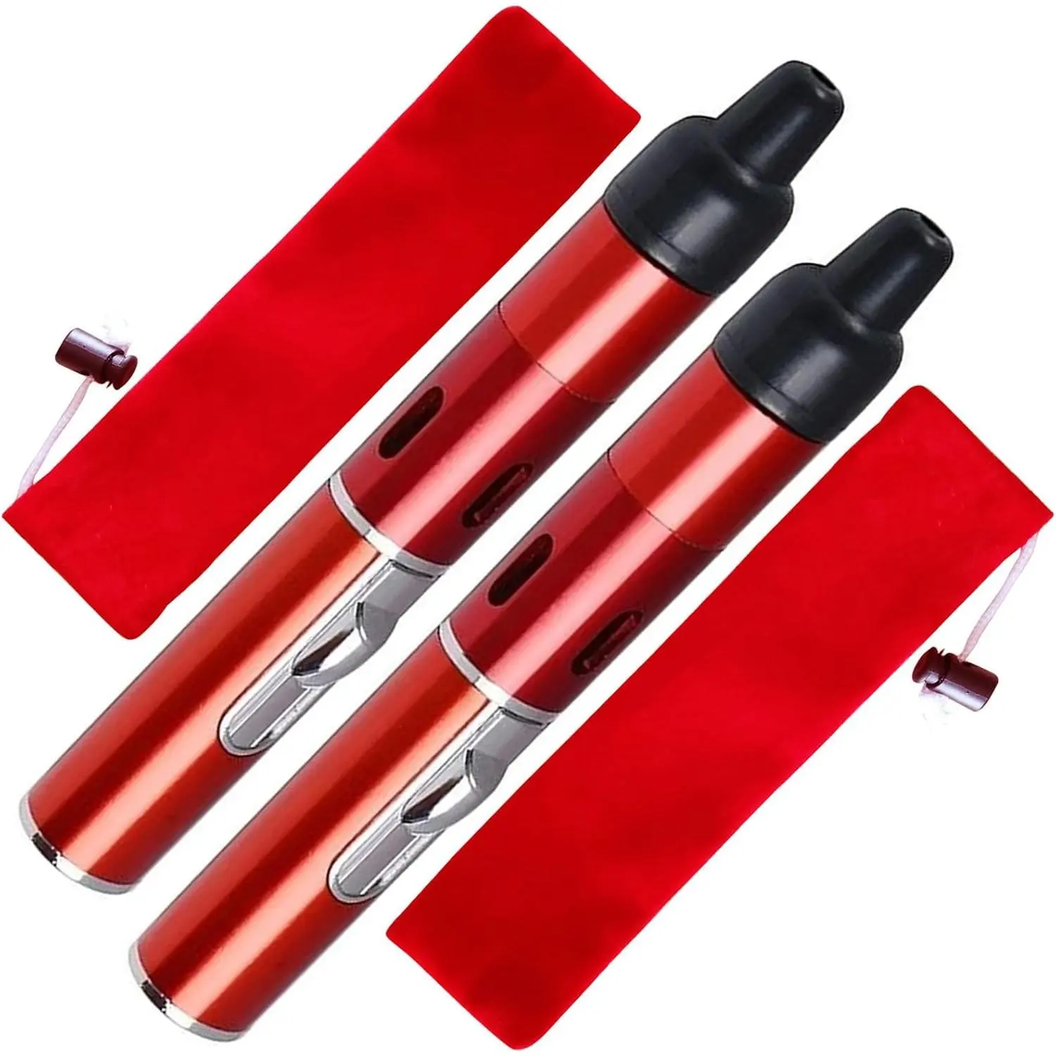 Lighter,Refillable Lighters,Multifunctional-in Jet Lighter Cooking,Red2PCS