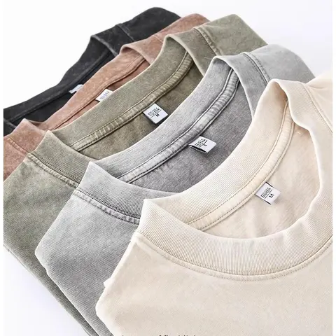 4 Oversized T-shirts with Water-resistant and Washable Cotton Material - Sports Shirts for Both Men and Women in Loose and Wide Fit Short Sleeve Style