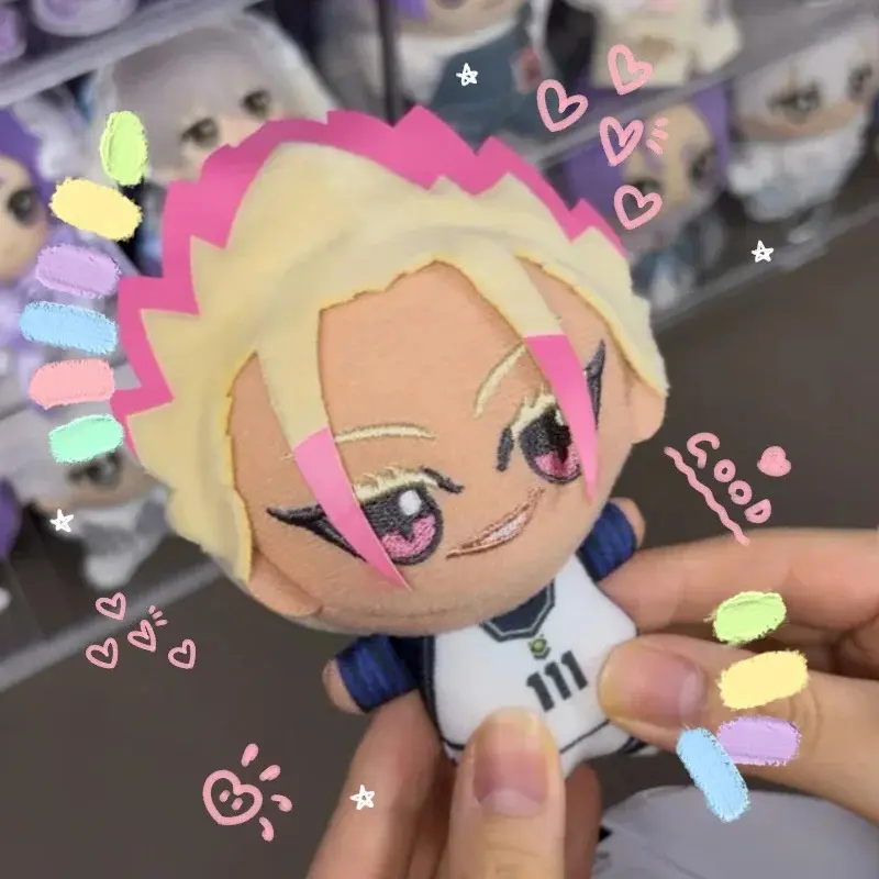 In Stock Genuine 10cm Blue Lock Vol.7 Vol.8 Hiori Isagi Yoichi Nagi Seishiro Mikage Plush Doll Fluffy Maumet Plush Keychain Gift