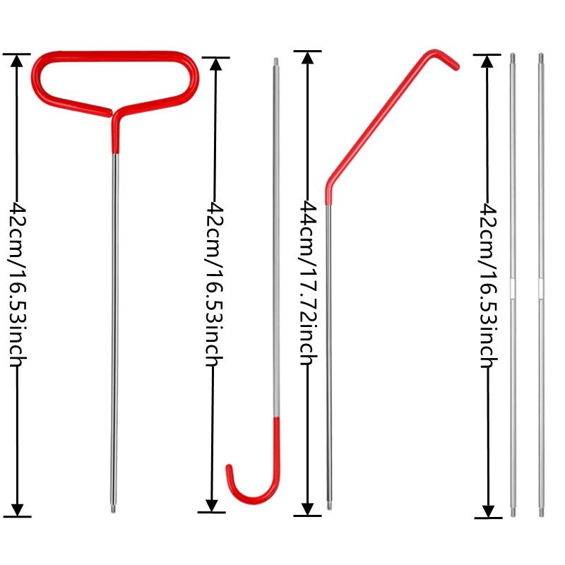 Portable Car Repair Tool Kit for Doors and Tires, Emergency Fastener Remover Air Wedge Pump with Storage Bag, Tire Repair Tools for Cars and Trucks #TOP PICKS