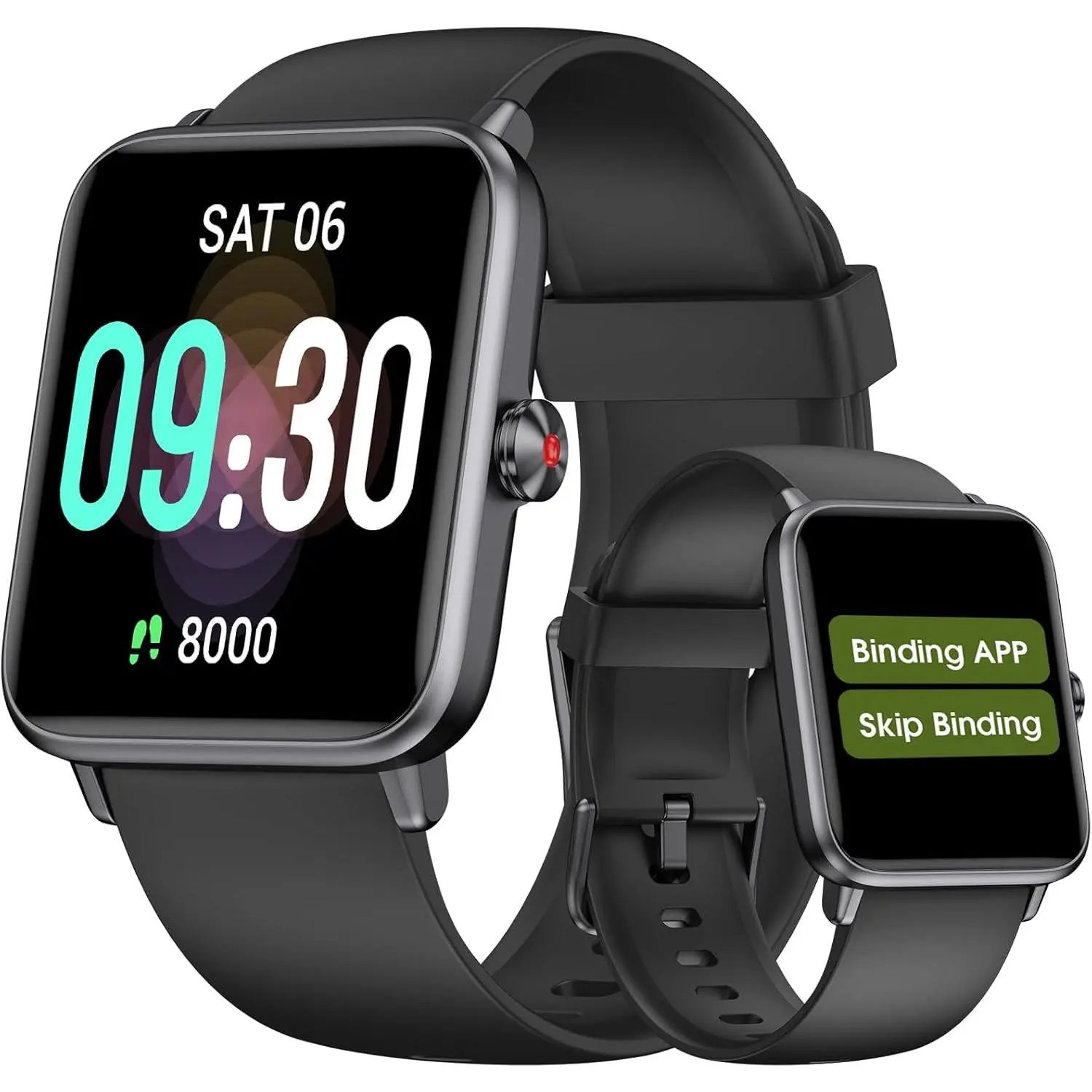 Senior-Friendly Waterproof Wearable Pedometer Watch - No App/Phone Required, Fitness Tracker with Step Counter, Calorie & Sleep Monitor for Walking, Running