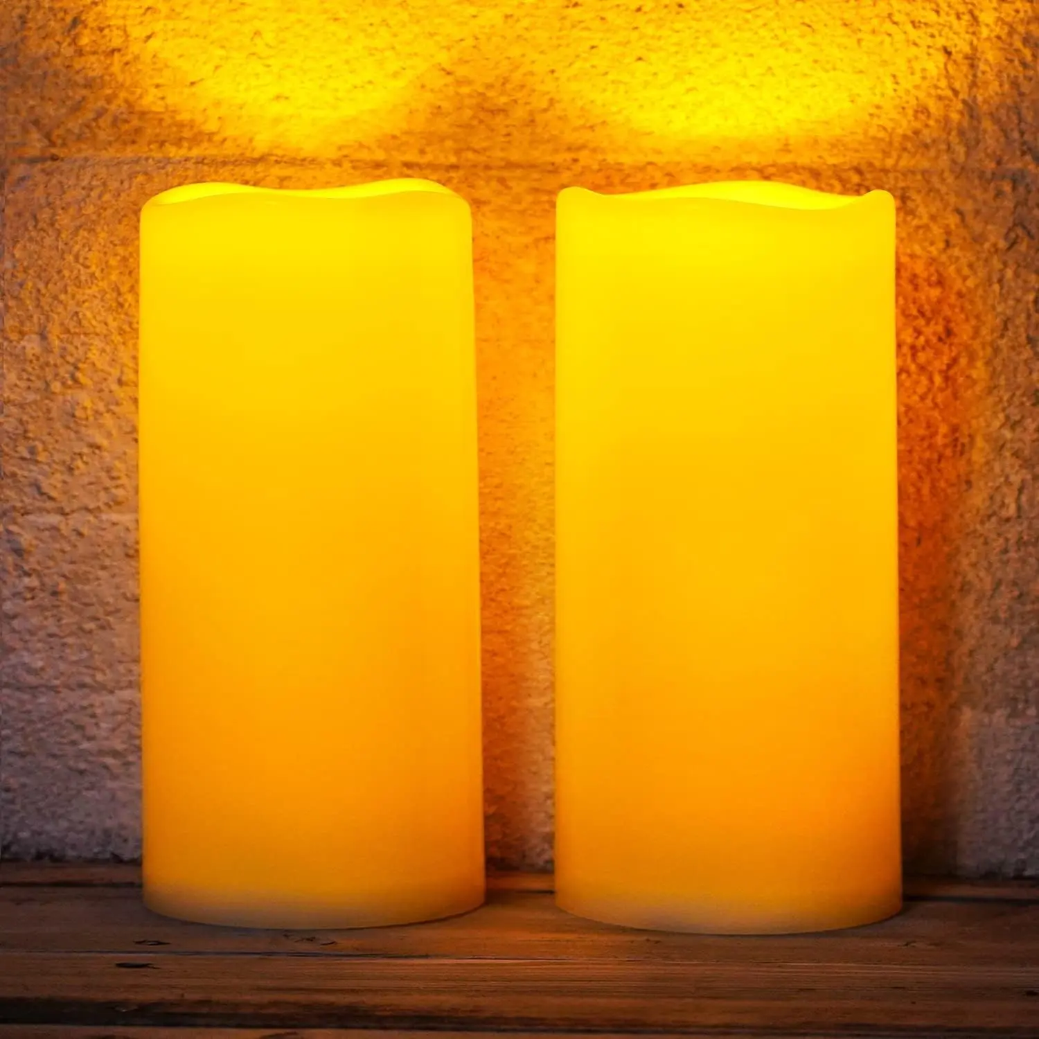 4"x10" Solar Candles Outdoor Waterproof Dusk to Dawn, Sensor Large Outdoor Candles for Patio, Flickering Flameless Candles Battery Operated for Lanterns, OutsideGift.