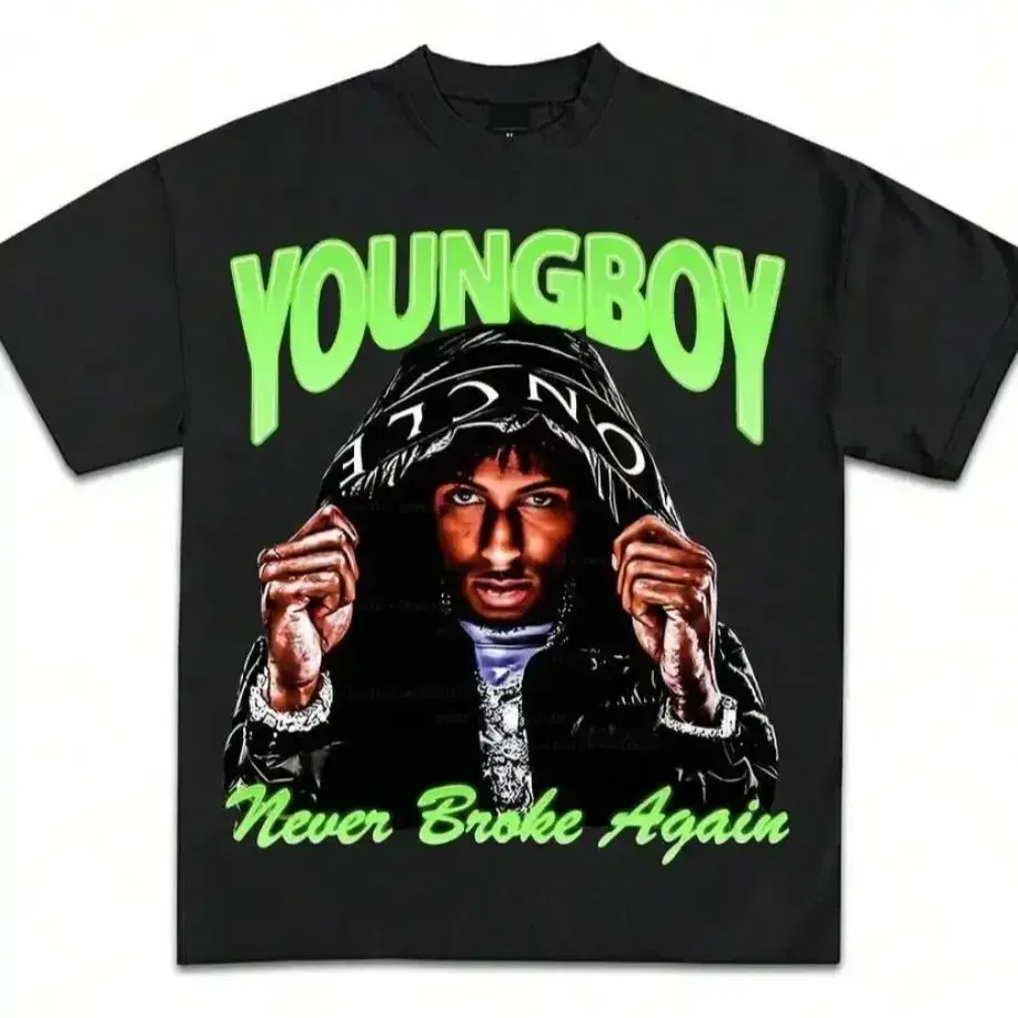 🎵 🎤 YB  Never Broke Again Graphic tee ,Unisex fans tee